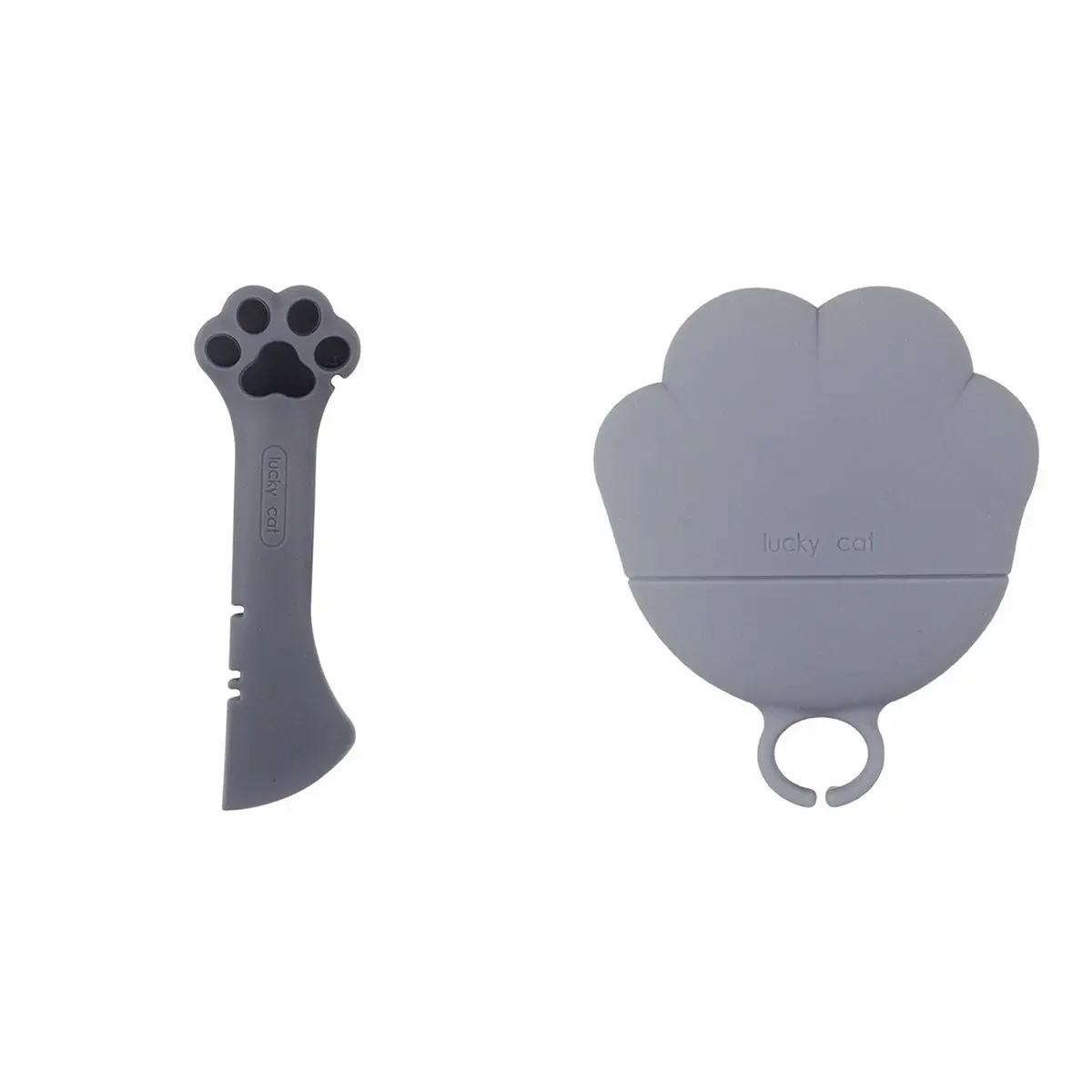 1set Multifuctional Practical Convenient Pet Food Can Spoon Set Pet Can Opener Dry Wet Food Spoon Cat Dog Supplies Pet Spoon Fee