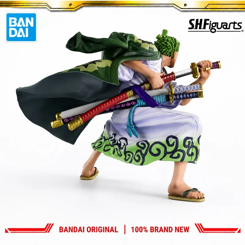 In Stock Bandai Original Figuarts One Piece Roronoa Zoro Action Figure Model Doll Brand New Boxed Anime Characters Toys Model