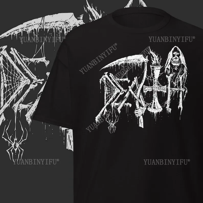 

Футболка Death Band Death Metal Merch, подарки для любителей металлической музыки, одежда в стиле хэви-метал