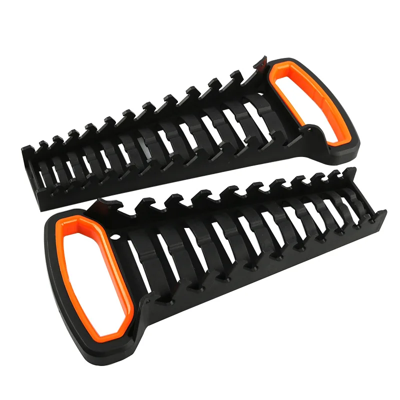 Wrench Spanner Tool Organizer Sorter Holder Wall Mounted Tool Storage Tray Socket Storage Rack Plastic Tools Organizer
