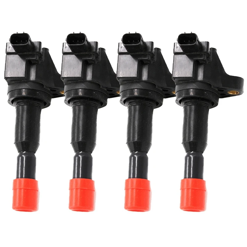 30520-PWC-003 CM11-110 Hitachi Ignition Coil For Honda Fit 1.5L L4 2007-2008 4Pcs