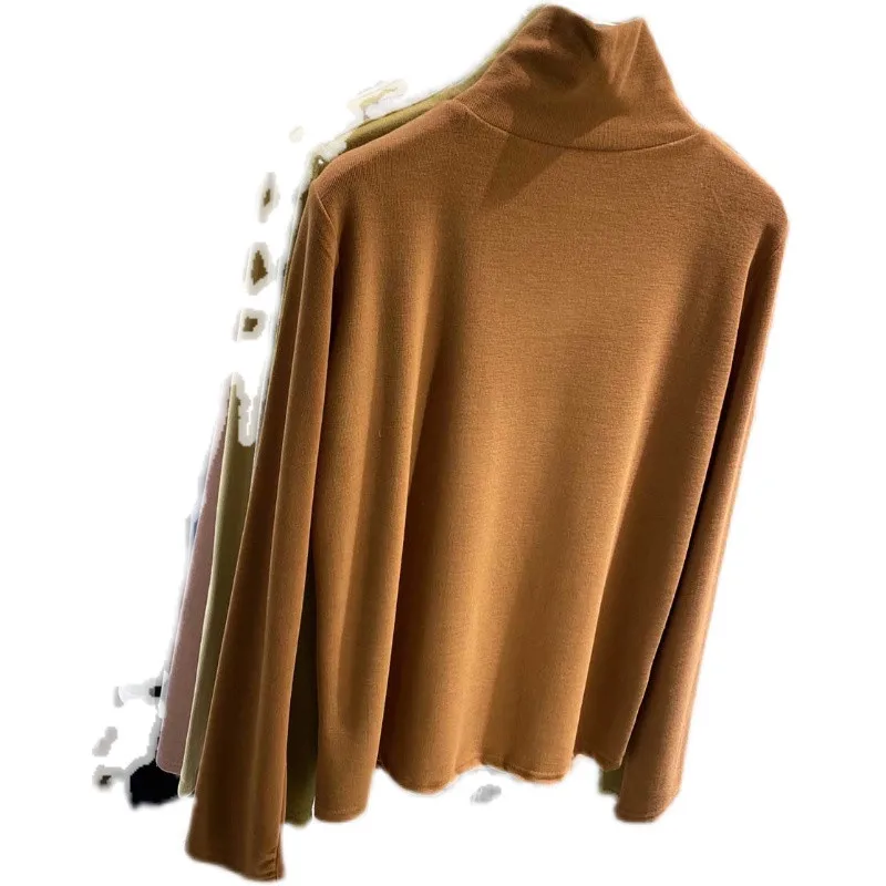 Extra grote 300 pouw dubbelzijdige Brued Camere lange Sve T-irt dames herfst winter Thiened Base irt f High...