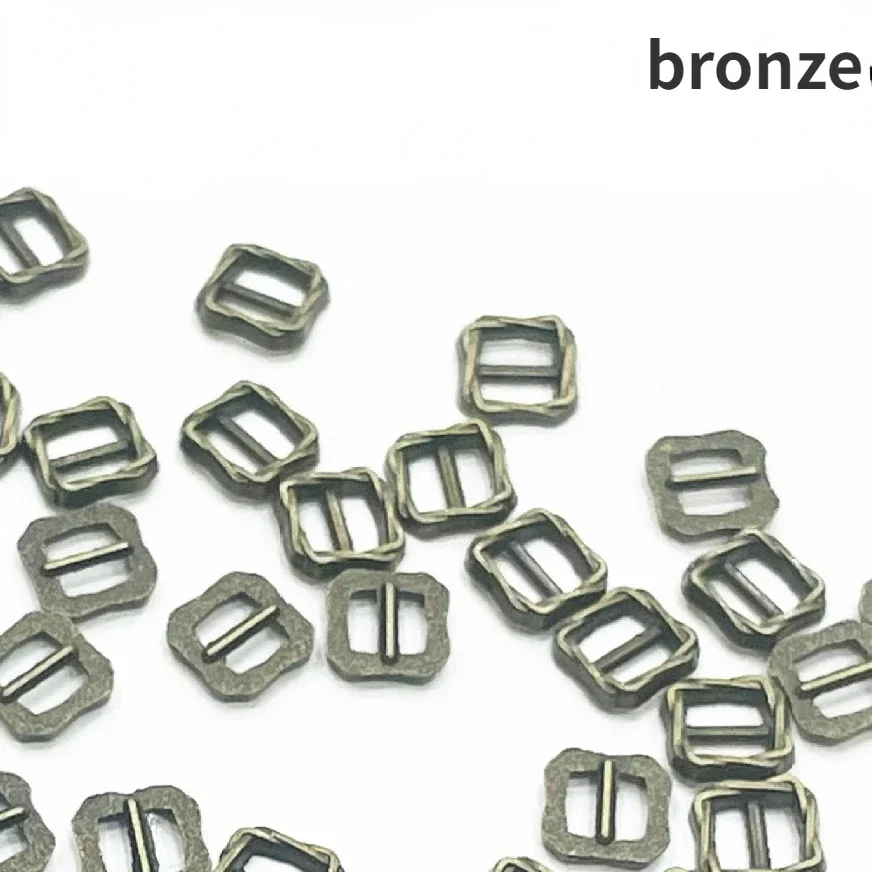 50Pcs 3.5mm Inside Mini Buttons Ultra-small Metal Buttons Belt Buckle Doll Bags Shoes DIY Doll Button Doll Clothes Accessories