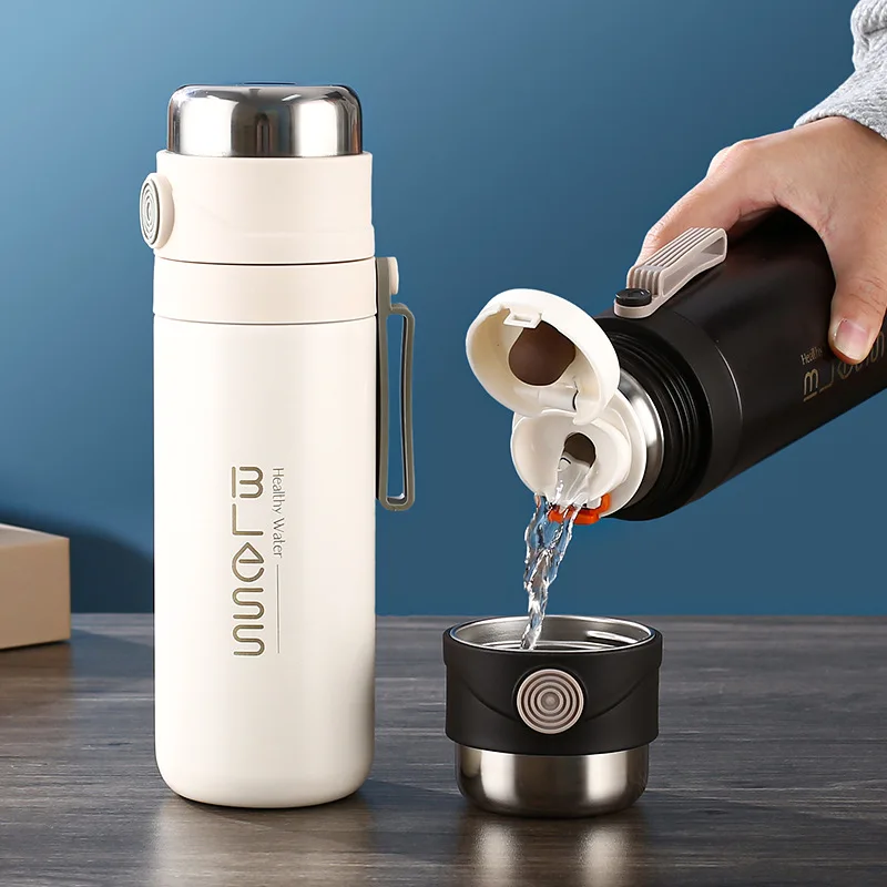 

500ml Stainless Steel Thermos Vacuum Thermos Garrafa Termica 24 Hour Heat Preservation Water Bottle Coffee Mug Water Cup