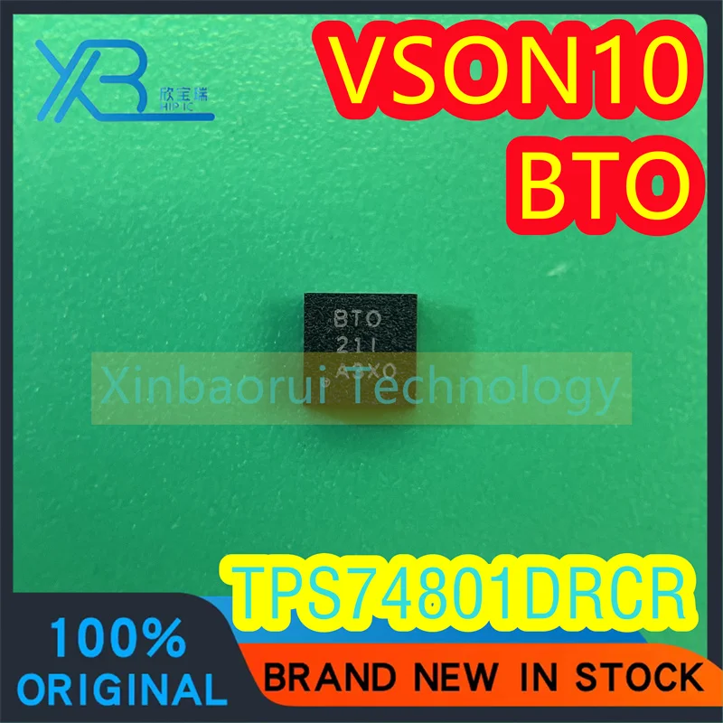 

(5/30pieces) TPS74801DRCR TPS74801 Parts mark BTO BT0 VSON-10 Low dropout linear regulator (LDO) chip Original brand new