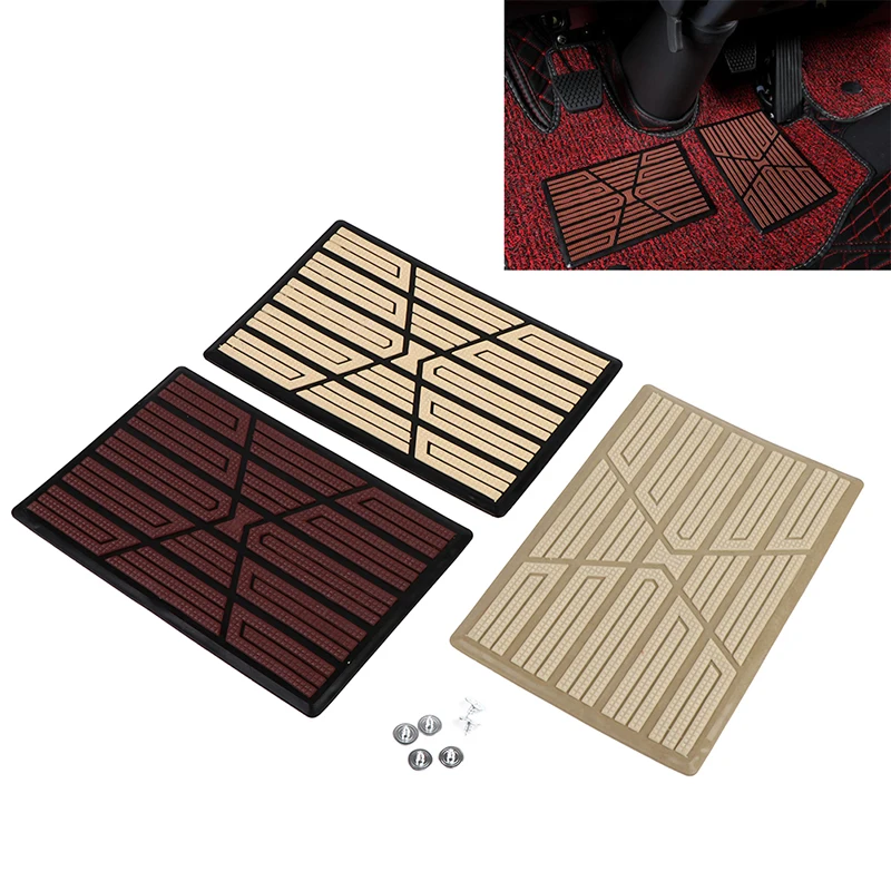 

23x15cm Car Floor Pad Anti-skid Pedal Interior Heel Foot Mat Pedal Cover