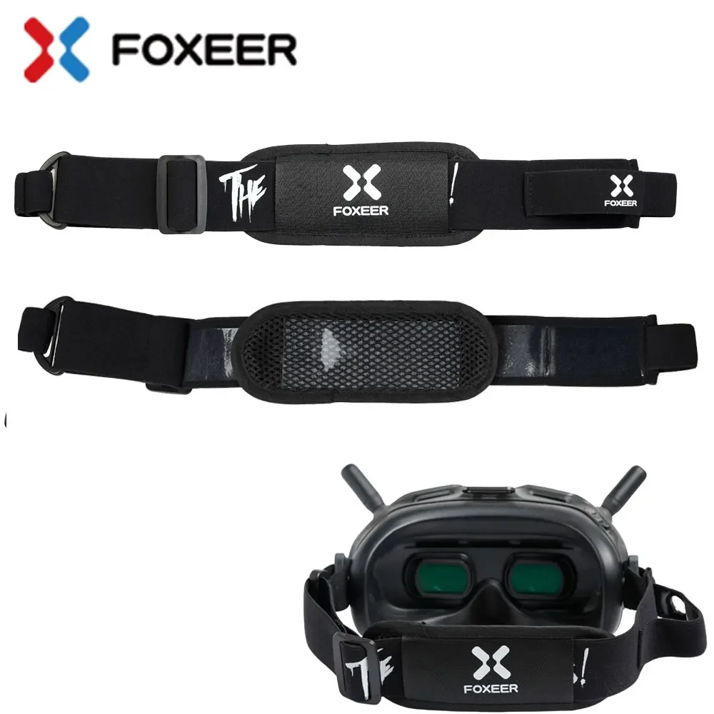 Foxeer FPV Goggles Antiskid Ventilated Headband Headstrap for DJI Goggles Fatshark Skyzone FPV Freestyle DIY Parts