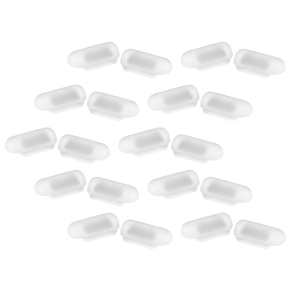 10Pairs Silicone Nose Pads for Glasses Eyeglasses Replacement Push- Ergonomic Shape Non-Yellowing Nose Cushion Glasses