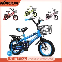 12/14/16 Inch Children Bike Boys Girls Toddler Bicycle Adjustable Height Kid Bicycle with Detachable Basket for 2-7 Years Old