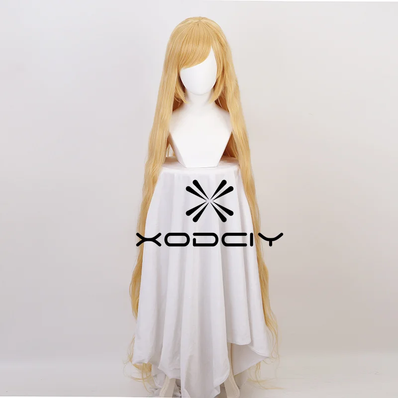 Victorique De Blois wig 150cm Long Golden Cosplay Wigs Heat Resistance Synthetic Hair + Wig Cap