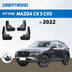 Mud Flaps For Mazda CX 5 CX5 2022 Splash Guards Fender MudFlaps Front Rear Mudguards Car Accessories
