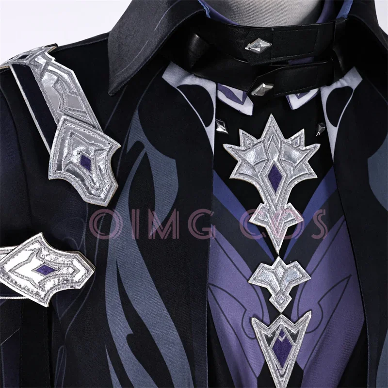 Genshin Impact Flins Cosplay Costume Adult Carnival Uniform Wig Halloween Anime Party  Masquerade Costumes Women Game view 5