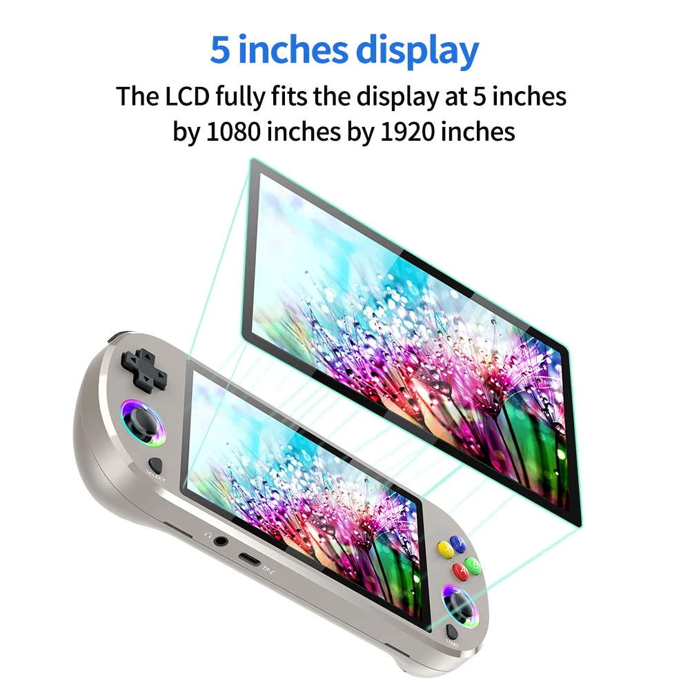 Console Rétro M22 Pro – 30 000+ Jeux, 30 Émulateurs, Écran IPS 5'' – Noir 128Go