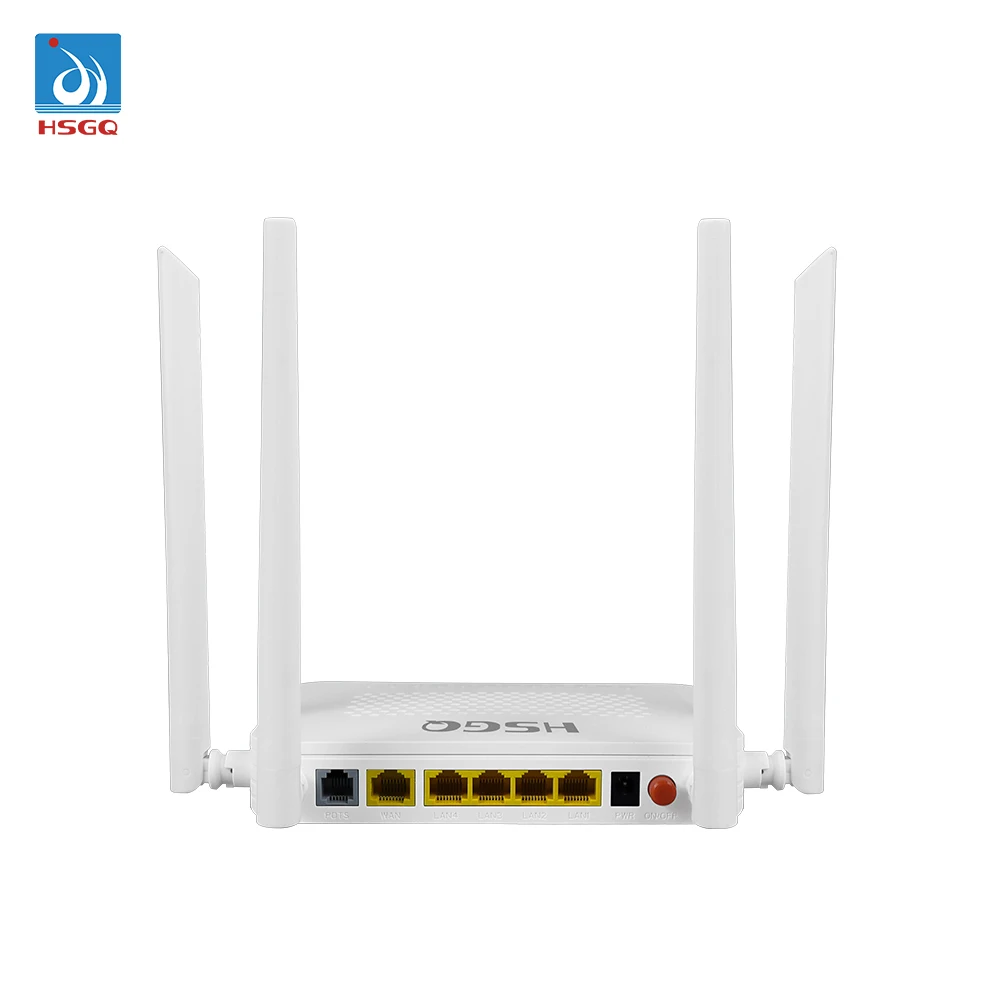 HSGQ-R520DW 1WAN+4GE+2 POT+2.4G/5.8G Wifi Router FACTORY outlet Best Price  for FTTH