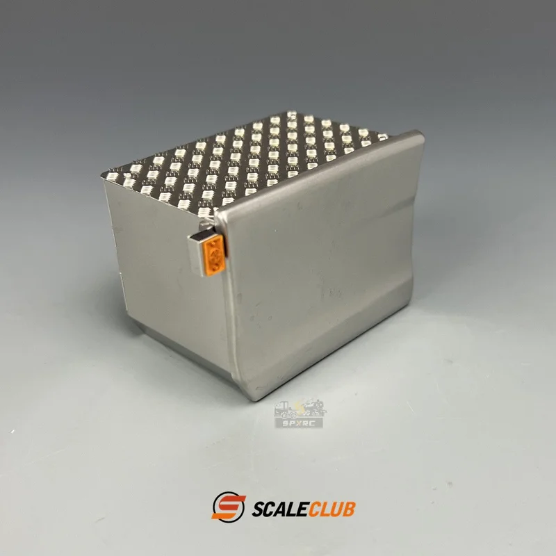 Scaleclub Modelo Heavy Drag, Atualização De Aço Inoxidável Metal Exhaus para Tamiya Lesu RC Truck Trailer Tipper, Scania 770S, 1:14