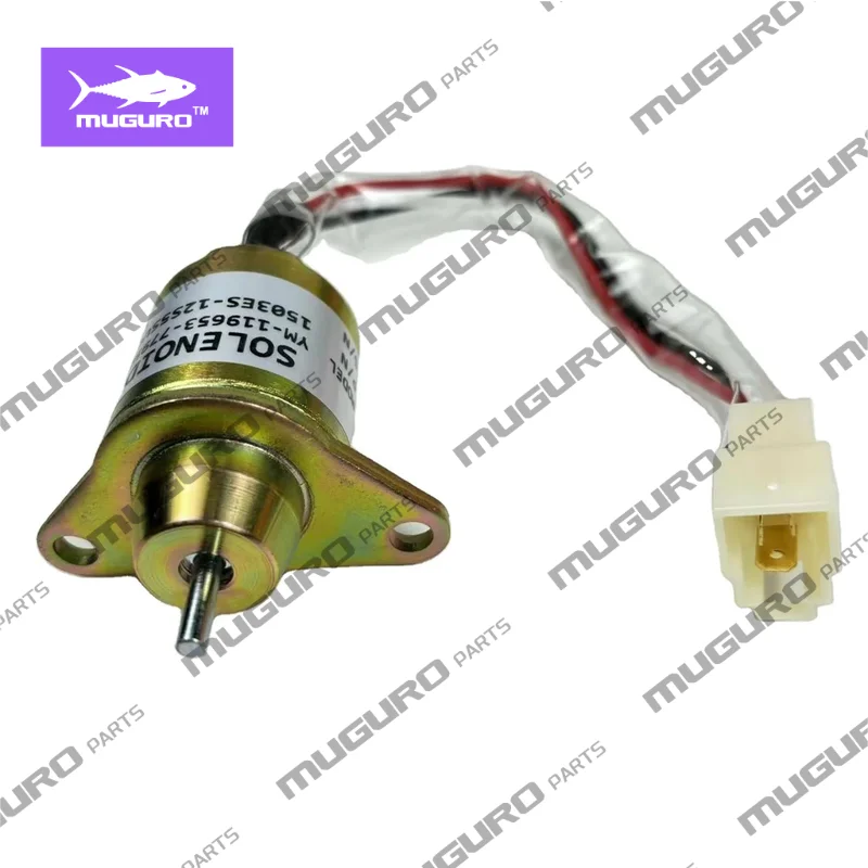 Fuel Shutoff Solenoid YM-119653-77950 1503ES-12S5SUC5S for 2TNV70 3TNE88 Engine