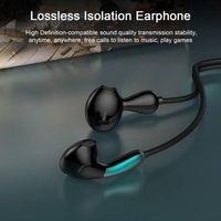 3.5mm Type C In-Ear Wired Earphone Wired Surround Bass 3.5mm Type C Earphone Headphone With Mic Aux Earphones Headset Earbuds