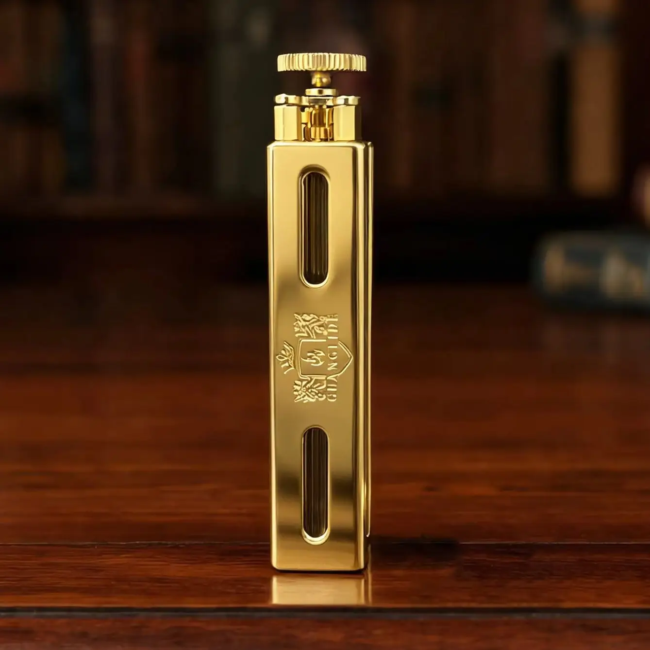 Brass Chrome Slim φ6mm Cigarette Rolling Machine Manual Slim Tobacco Smoke Roller Handmade for 70mm Roll Paper