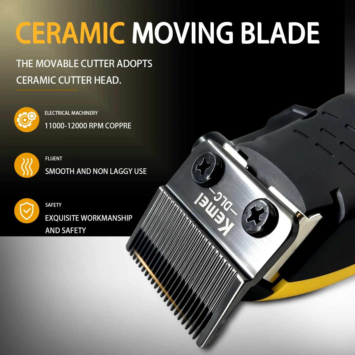レンタル落ちきみへの距離、一万キロ Kemei Hair Trimmers Professional Hair Clippers 12000 RPM Haircut