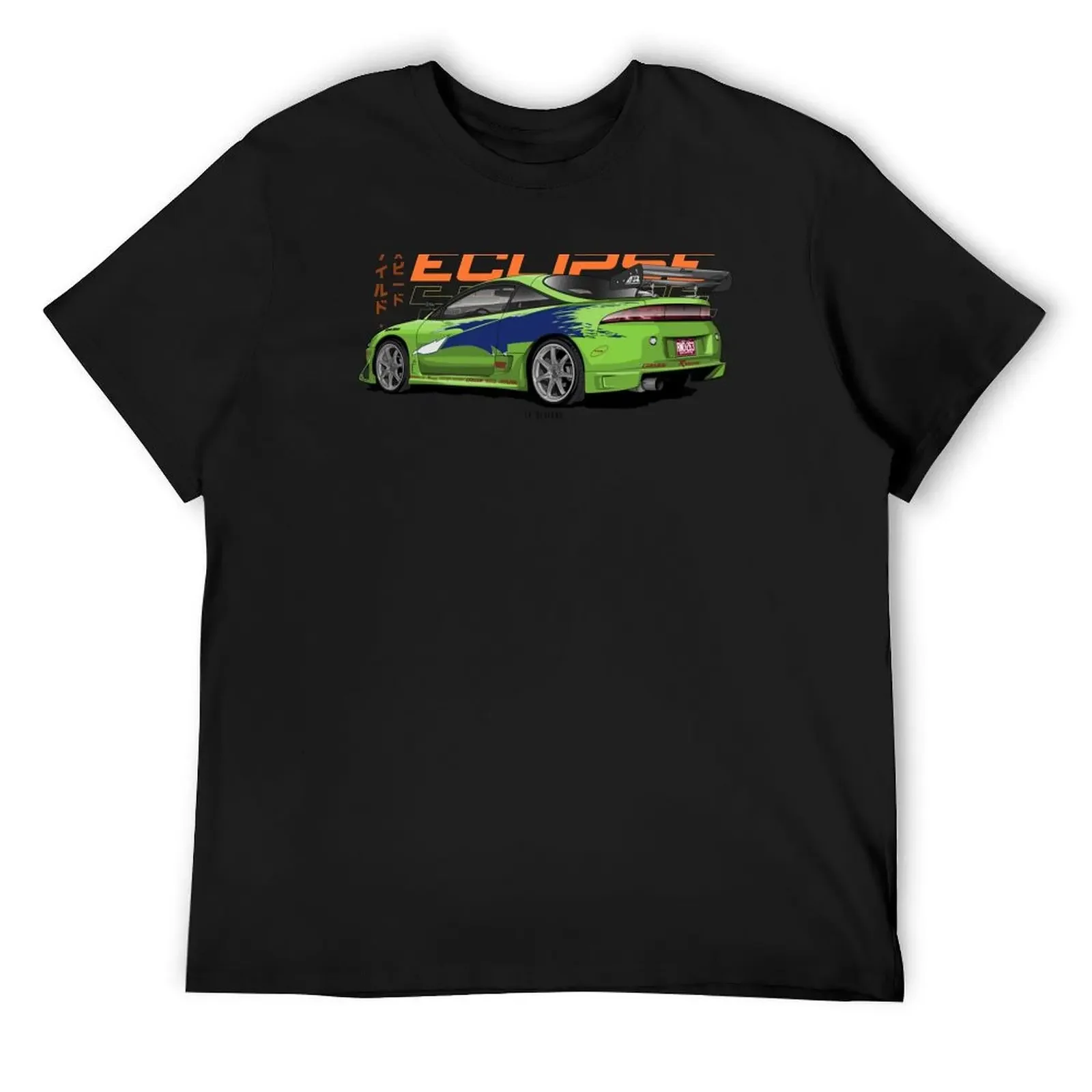 Eclipse Gs - Fast And Furious T-Shirt street wear new edition men clothings