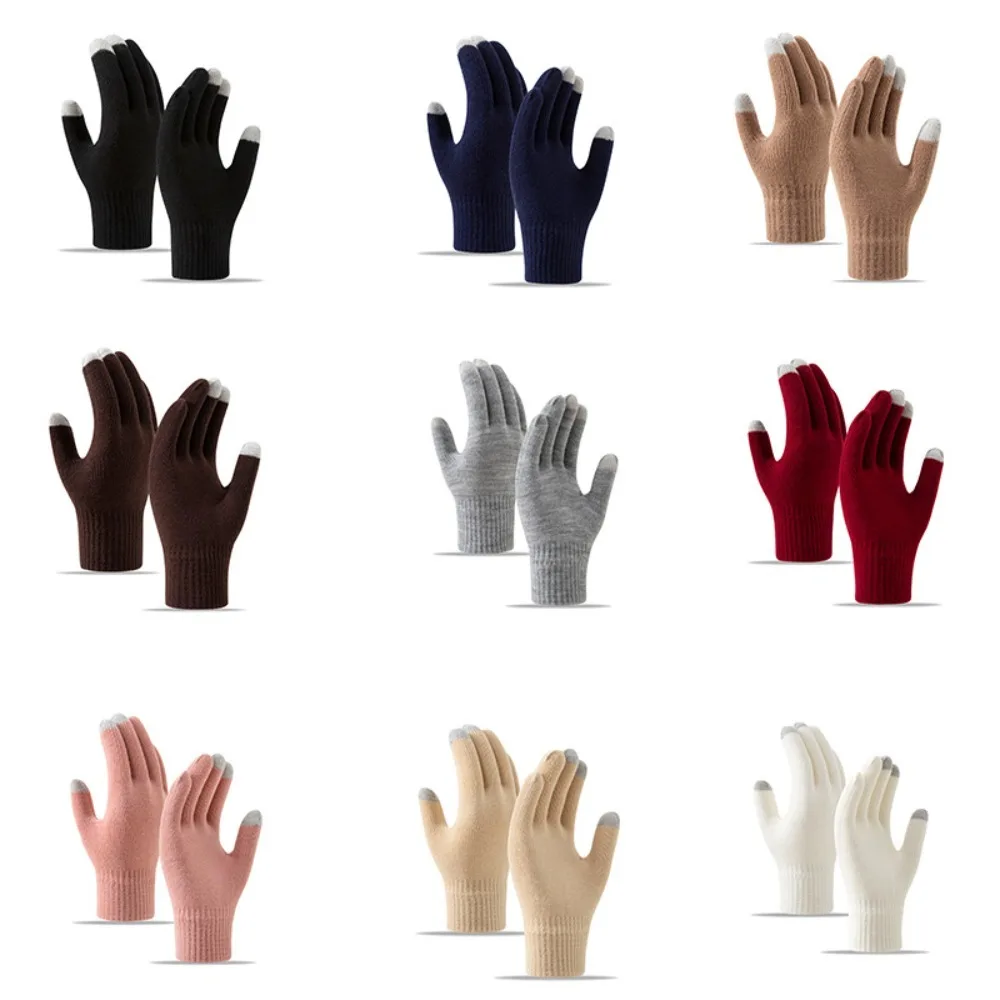 Gants de conduite chauds à écran tactile, mitaines, coupe-vent, froid, vert, sports de plein air, hiver, nouveau