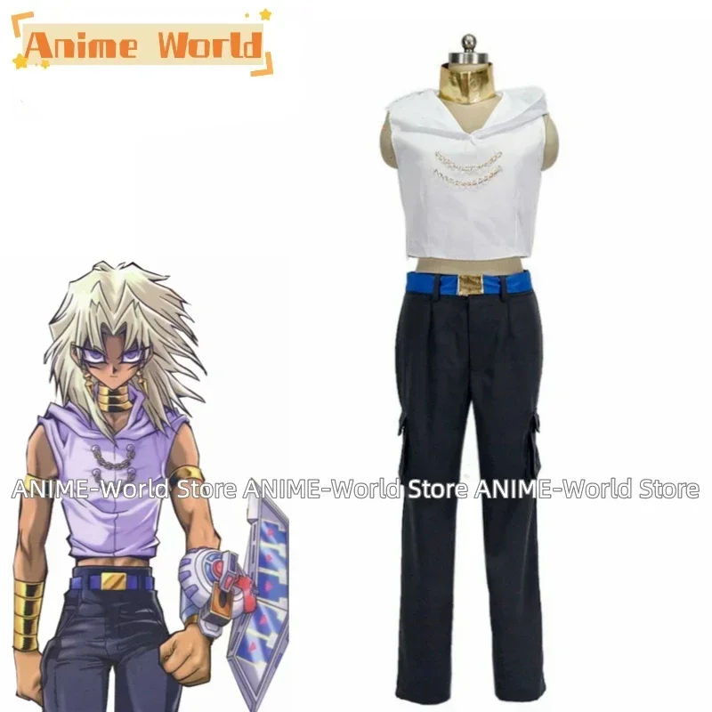 

《Custom size》Marik Ishtar uniform cosplay Costume Any Sizeyxw