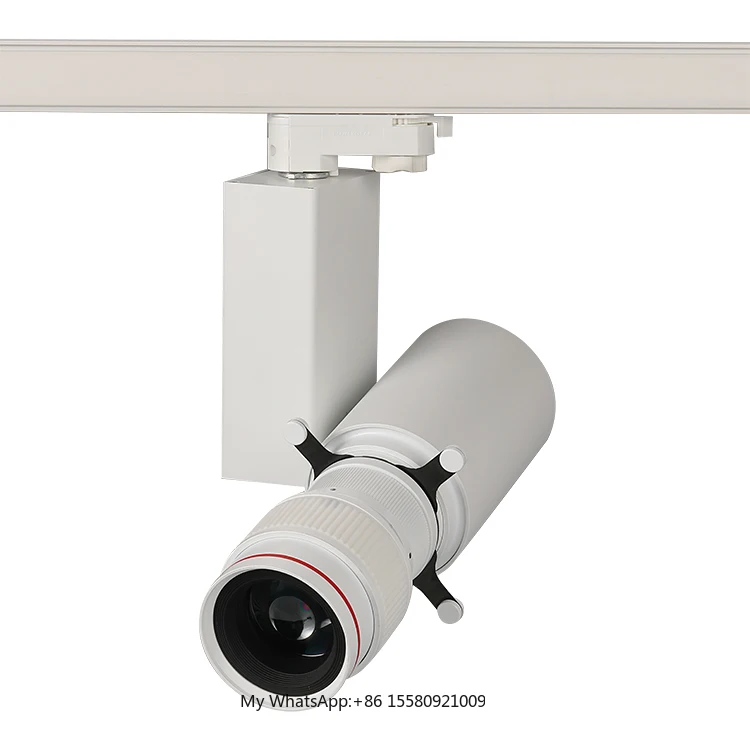 2.4G bluetooth Dimming Track Light Framing Projector museum Lighting Spotlight for Painting Artworks