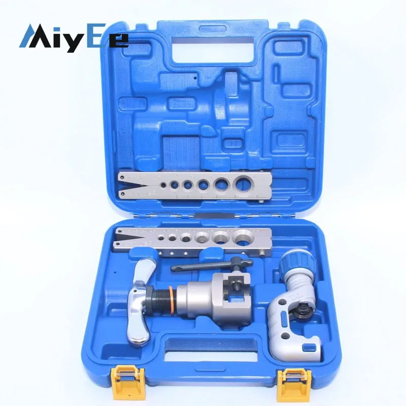 

VALUE VFT-808-MIS Eccentric High Precision Copper Tube Expander Air Conditioner Pipe Flaring Tool with Cut-off Tool