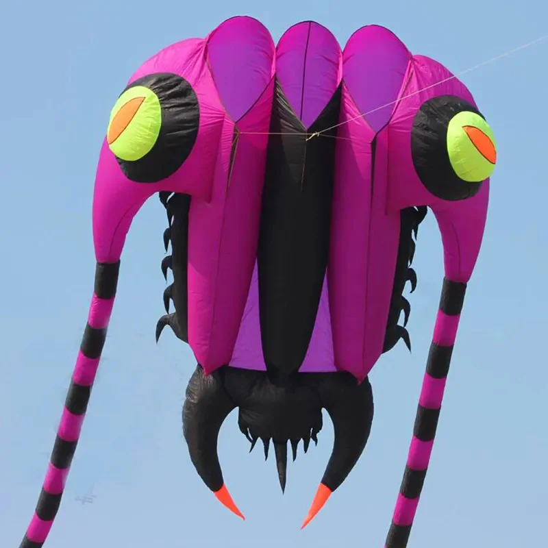 

free shipping trilobites kite factory weifang big kite for adults soft kites inflatable toys octopus giant beach games parachute