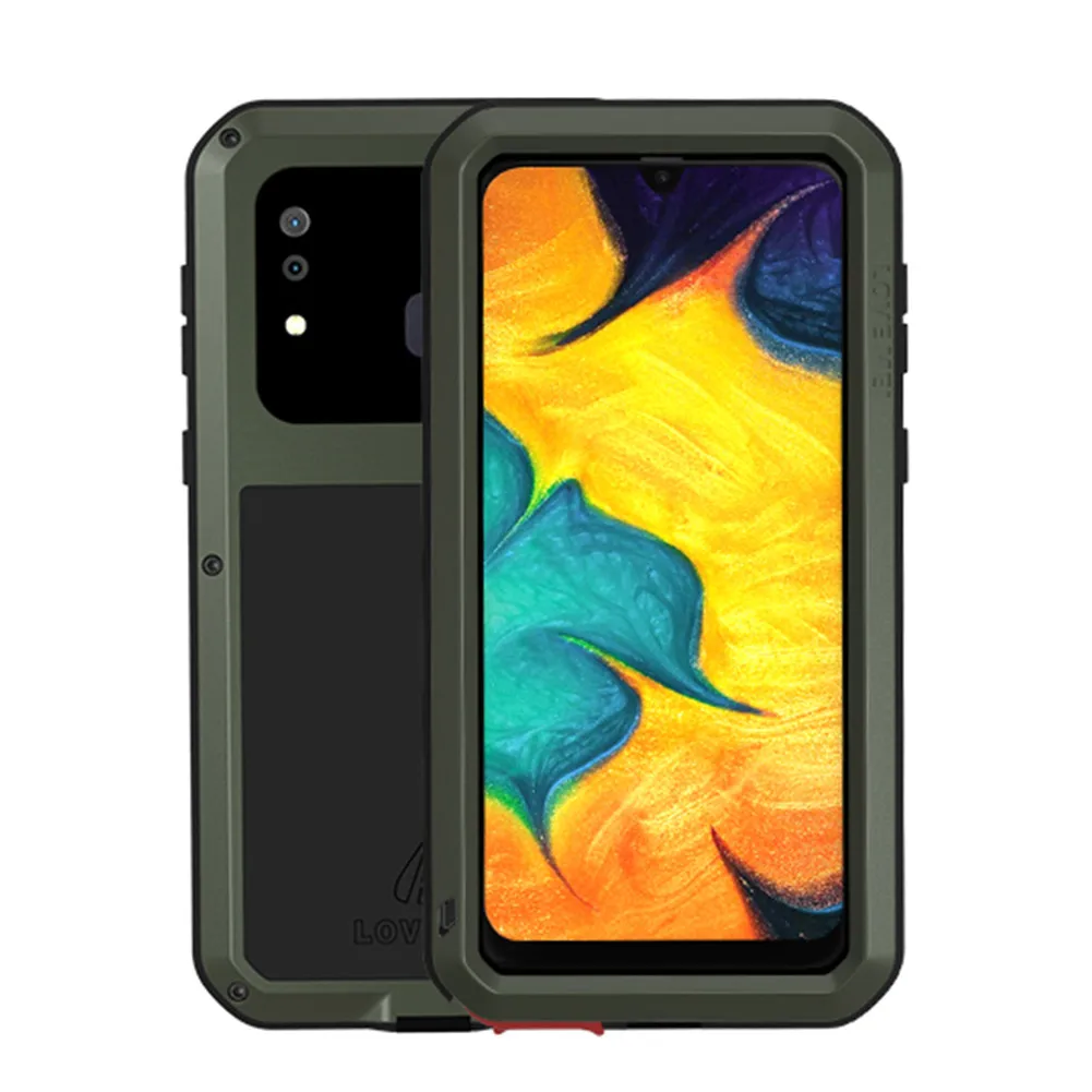 

Чехол для телефона Love Mei для Samsung A32 A52 A53 A42 A70 A54 A71 5G, силиконовый металлический чехол военного класса, противоударный пылезащитный чехол
