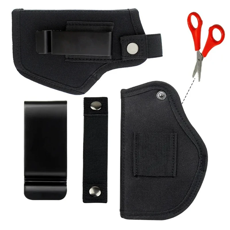 Aikaima cross-border tactical nylon fanny pack invisible holster outdoor wear-resistant quick-pull holster AKM-024