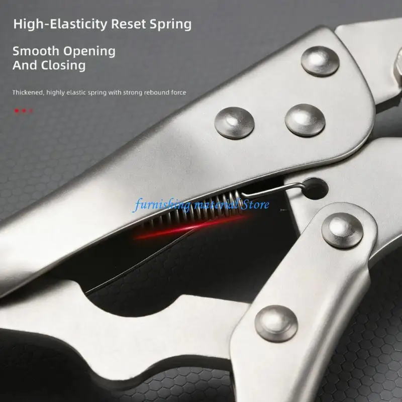 

Y5GD Refrigeration Recovery Clamp Air Conditioner Tube Locking Plier Refilling Pliers for Welding Locking Plier Repair Tool