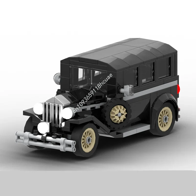 

216pcs MOC Reo Flying Cloud 1930s Indiana Jones Model Building Blocks Idea Toys Modular Birthday Christmas Gifts