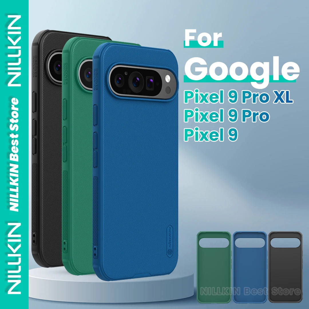 

Чехол Nillkin для Google Pixel 9 Pro Xl/Pixel 9 Pro/Pixel9, текстурированный чехол из ТПУ для ПК, противоударный, матовый, Pro, жесткий чехол