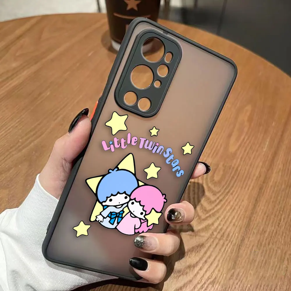 Matte Phone Case for Oneplus 9 8T 8 7 7T 6 5T PRO NORD CE 2 N10 N100 5G Case Funda Japanese S-Sanrio Little Twin Star