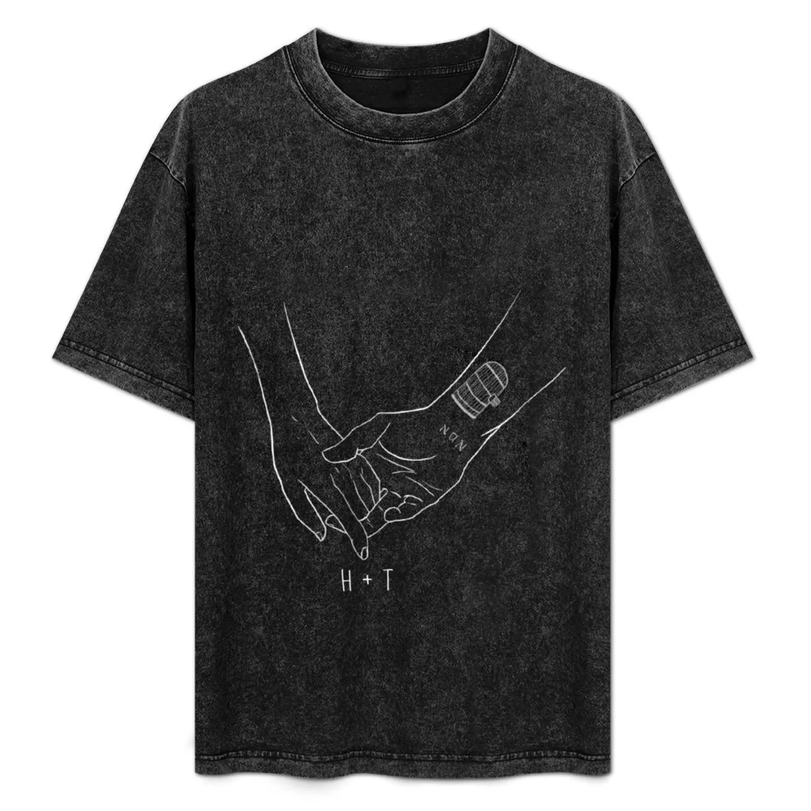 

H+T T-Shirt funny t shirts man anime t shirts oversize t shirt man luxury man shirts for men casual T-Shirt