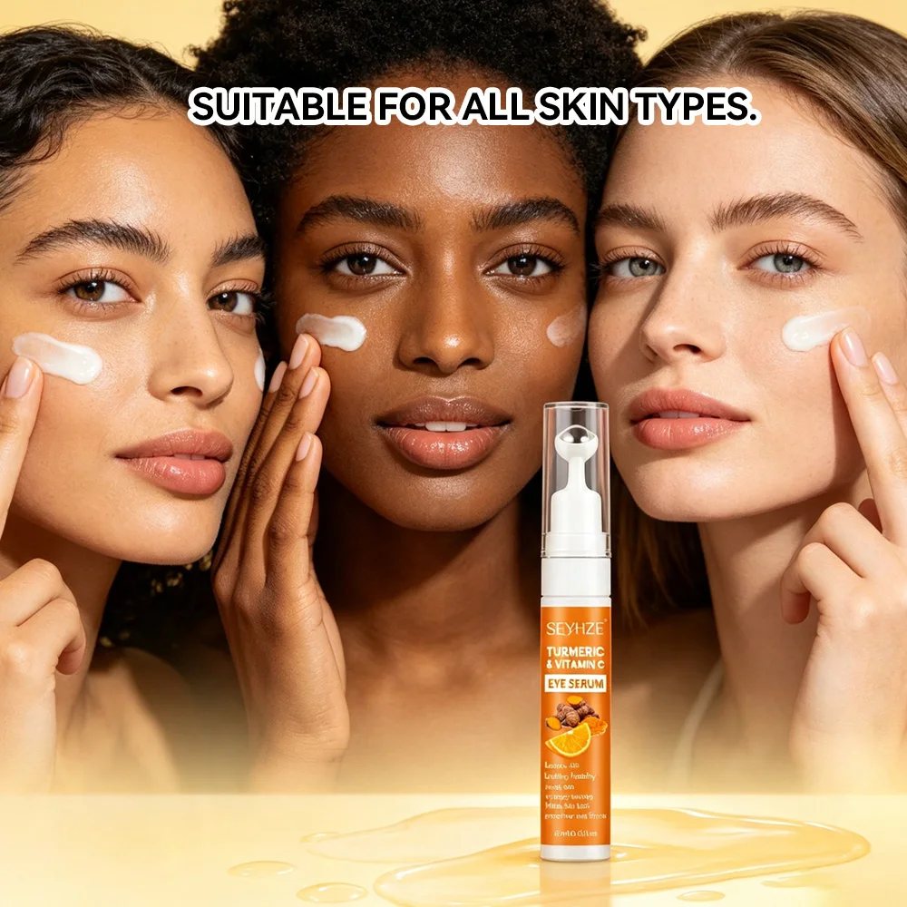 SEYHZE Turmeric + VC – Lifts and tightens the eye area, enhances the eye contour. 15ml. Formulated with honey, Vitamin C, hyalur