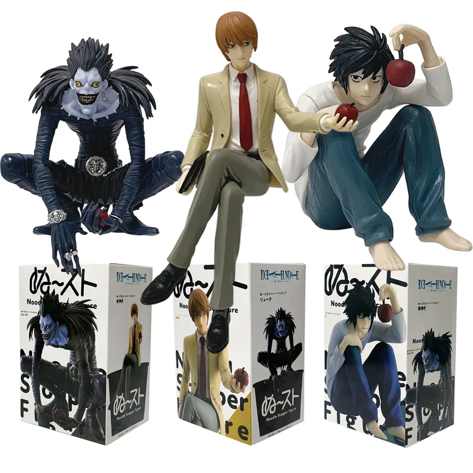 16cm Anime Death Note Ryuk Yagami Light L Apple And Note Anime Actionfiguren PVC Schreibtisch-Accessoires Modell Sammlerstück Spielzeug Geschenk