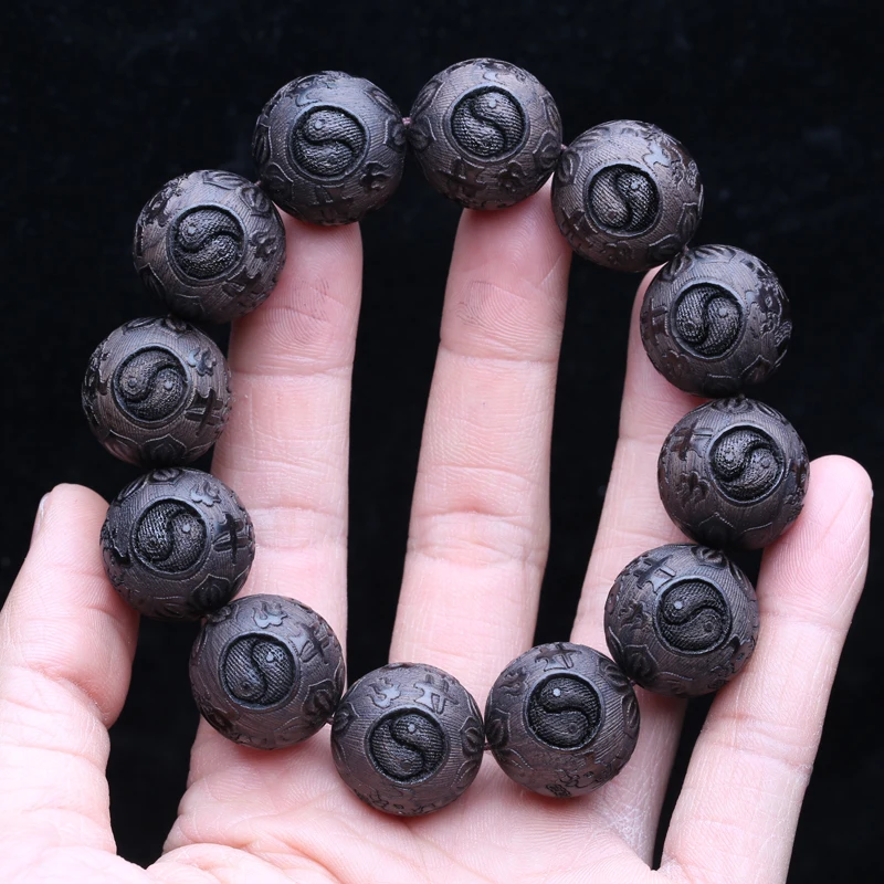 

Natural Ebony Turn the Situation around Hand Skewer men's 20mm mascot Cow Decoration Gift Gift