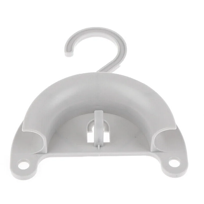 A25P CPAP Hose Holder With Hook Hanger And Suction Cup White Plastic For Drying After Cleaning Sleep And Breathing Machine Parts