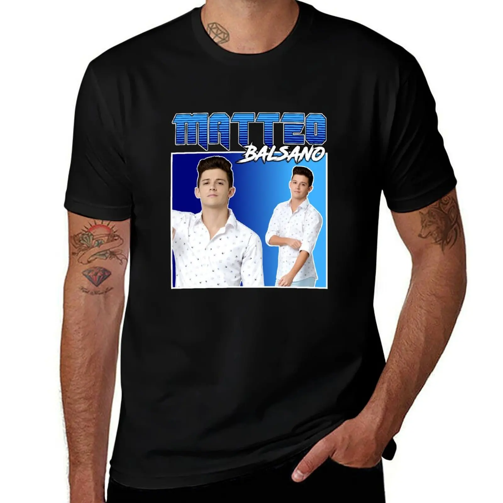 

Matteo Balsano Retro Design T-Shirt t shirt man cotton man tshirt
