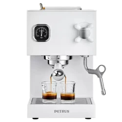 Petrus PE3888 coffee machine Double boiler Italian household semi-automatic small integrated milk foam American