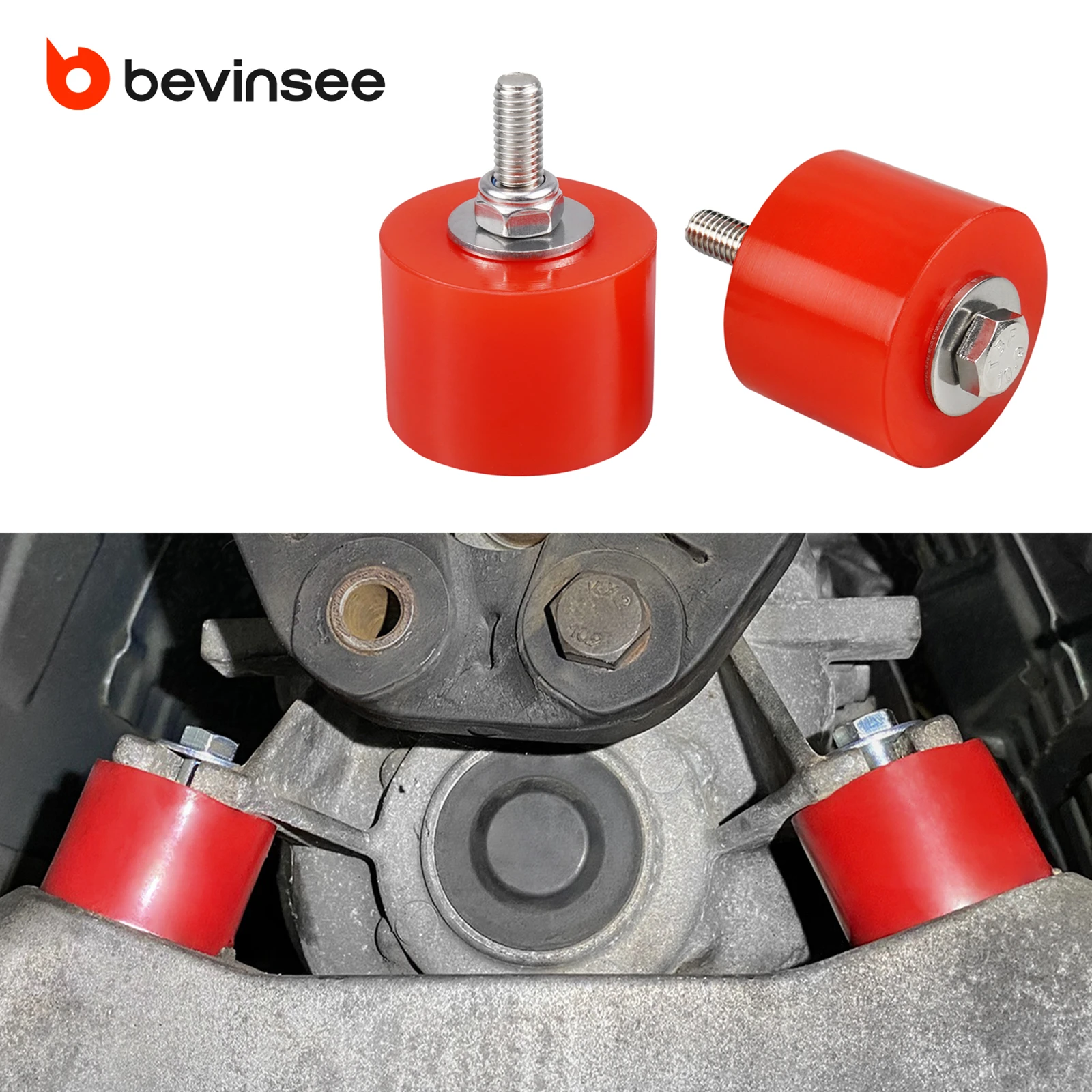 

80A Polyurethane Transmission Mounts Bushings for BMW E36/E46 323 325 328 M3,E90/E92/E93 325 328 330 335,Replace for 22316799331