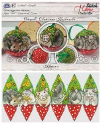 Cross Stitch Kit Embroidery Homfun Craft Bears Cross Stich Painting Joy Sunday Christmas Decorations For Home Homefun ZZ519 Diy