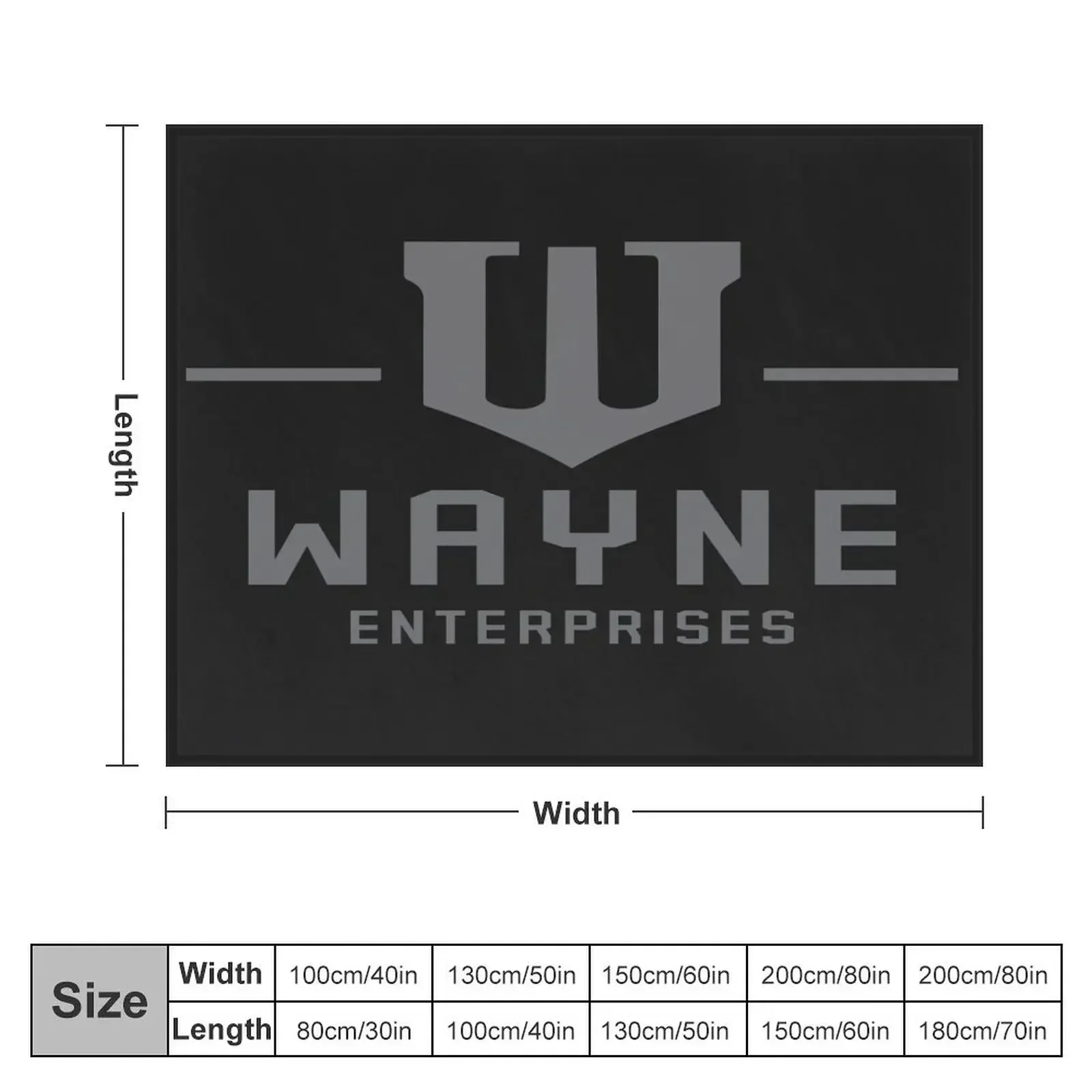 Wayne Enterprises Throw Blanket warm for winter Soft Plaid Designers Blankets