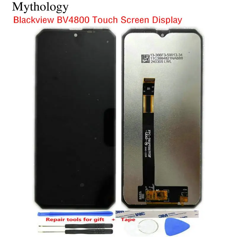 LCD for Blackview BV4800 Display Touch Screen 6.56 Inch Mobile Phone Accessories with Repair Tools