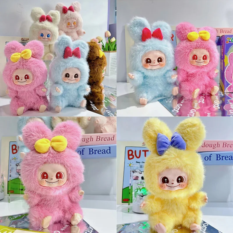 KIVO Lulaa Rabbit Amusement Park Doll Series صندوق أعمى لطيف فريد من نوعه لنمذجة الوجه لعبة قابلة للجمع مناسبة كهدية