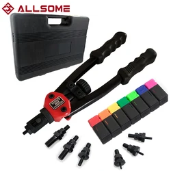 ALLSOME BT-605 rivettatrice strumento pistola inserto manuale rivetto dado strumento mandrini manuali M3 M4 M5 M6 M8 M10 M12 HT2597