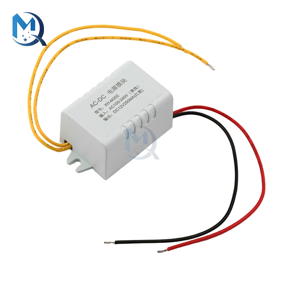 AC-DC Power Module XH-M302 Small 12V3W Switching Power Supply Module Input AC110-220V Output DC12V250mA