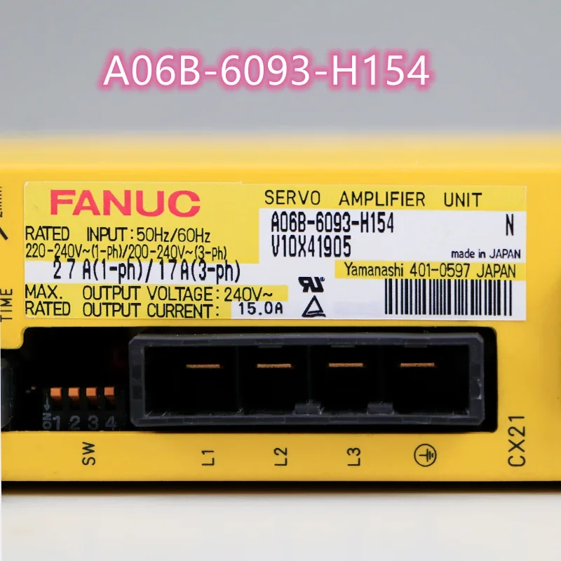 

A06B-6093-H154 Series Tool CNC Machine Servo Amplifier Unit